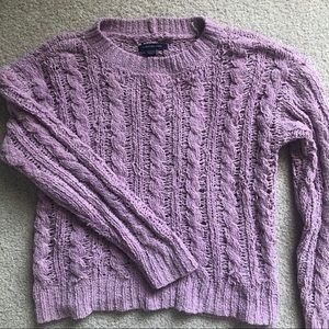 Super soft cable knit sweater